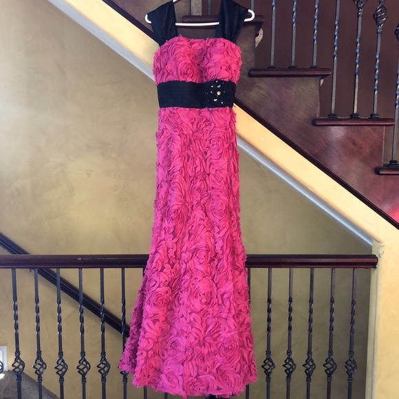Dresses & Skirts - This black and hot pink has only been worn once and is in perfect condition